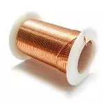 Bare Copper Wire, Buss Wire, 14 AWG, 100' Length, 0.0641 Diameter