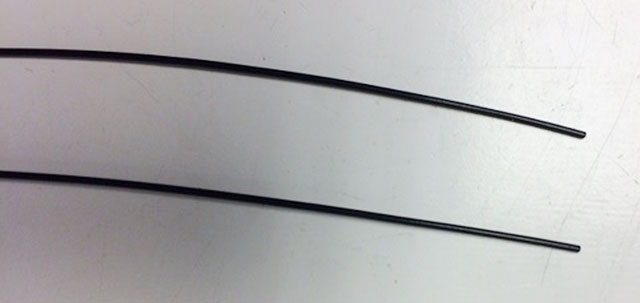 Photo of UL1007 20AWG hookup wire without stripping.