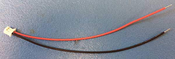 Photo of assembled ul1007-26-7 hook up wire.