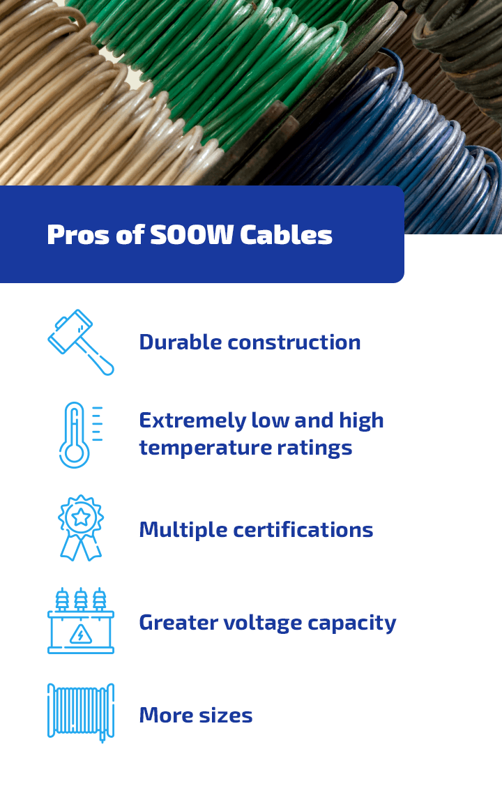 Pros of SOOW Cables