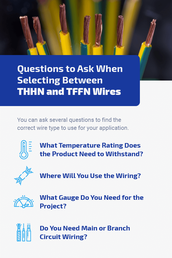 Questions to Ask When Selecting Between THHN and TFFN Wires