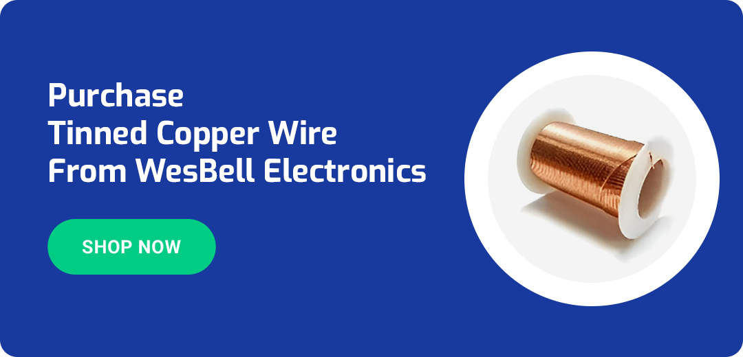 Purchase tinned copper wire from WesBell Electronics