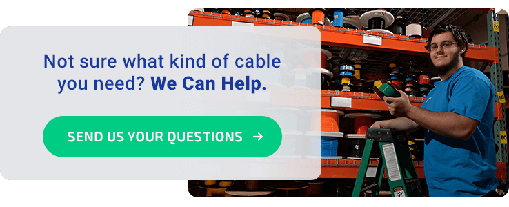 Not sure what kind of cable you need? We can help. Send us your questions