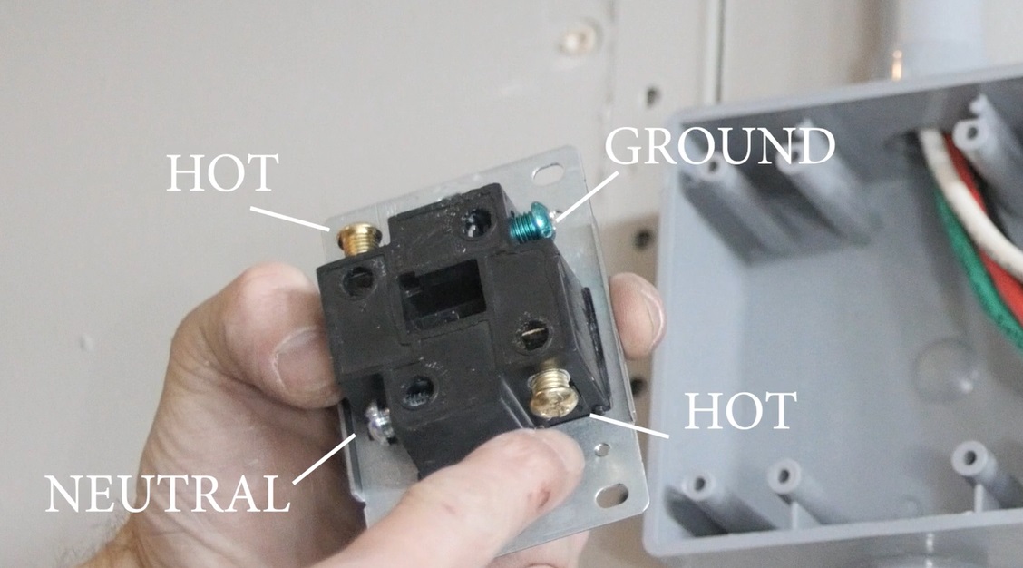 4 THHN wires layout for plug