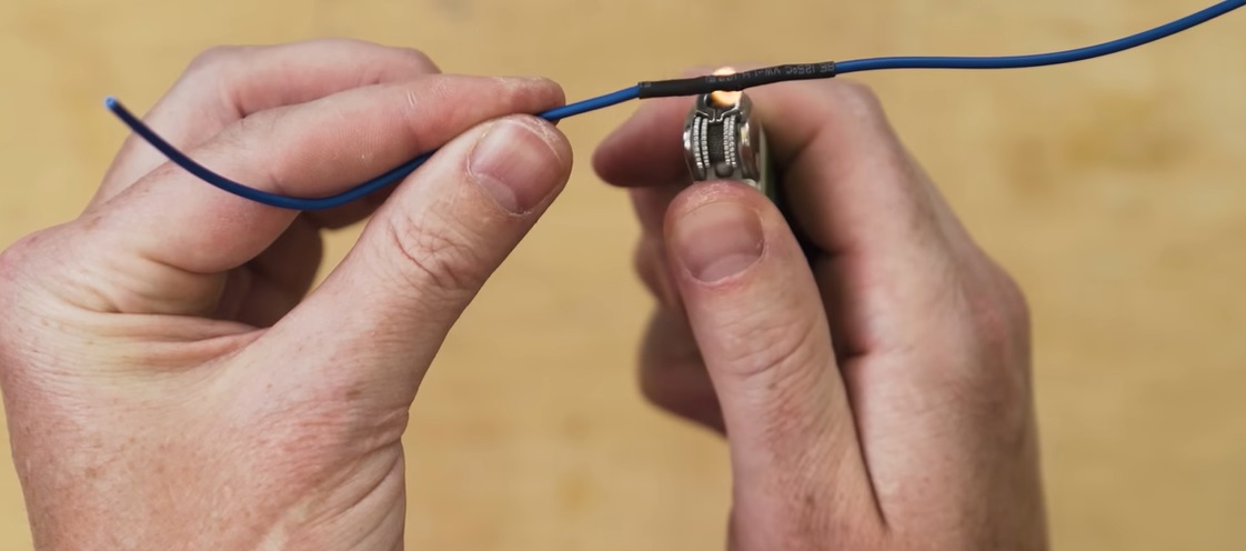 best splice with heat shrink tubing