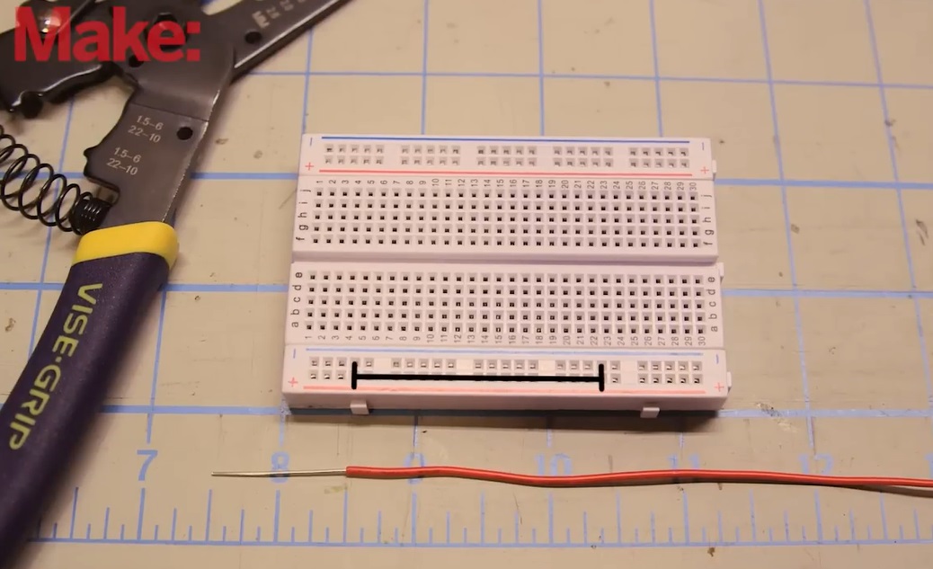 measuring hook up wire to cut