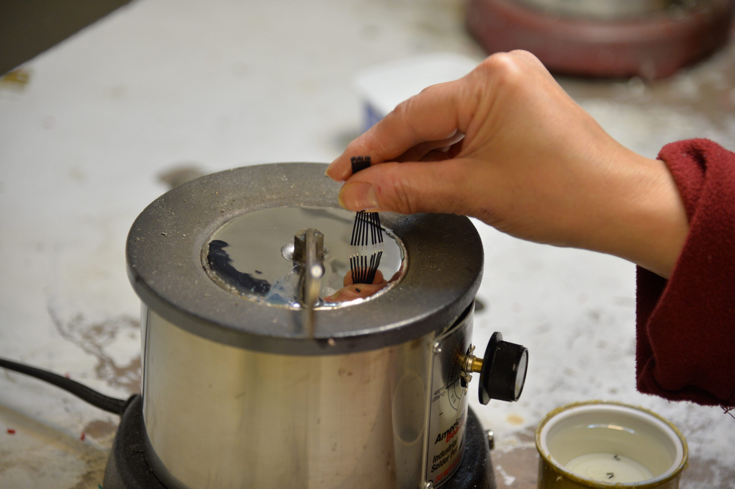 hook up wire tin dipping