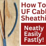 How to strip UFB Cable with a utility knife