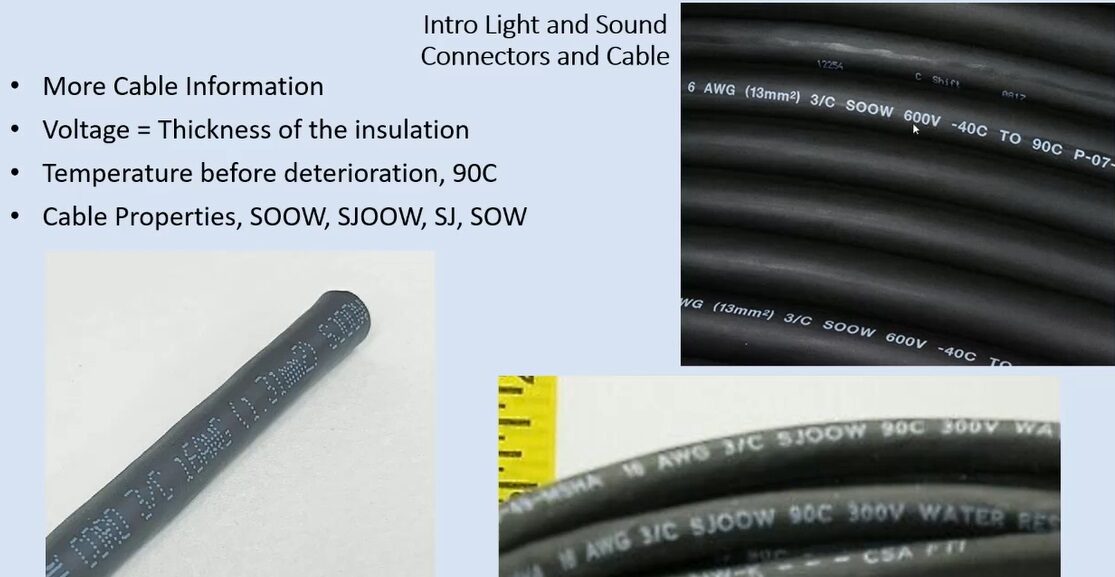 Service Wire SOOW Cable