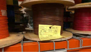 wire on spools