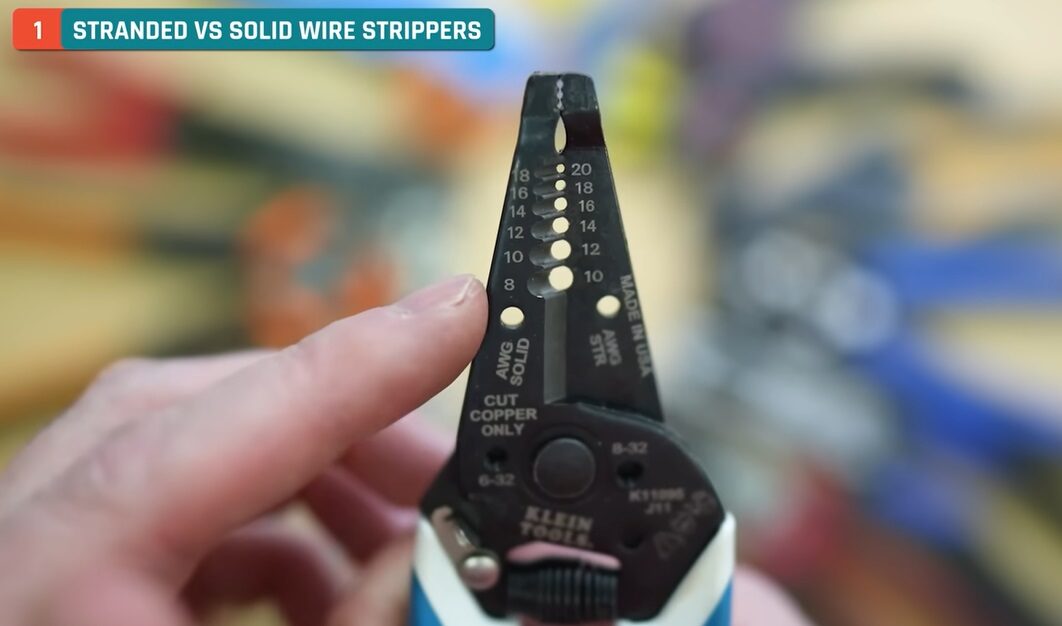 stranded vs solid copper wire strippers